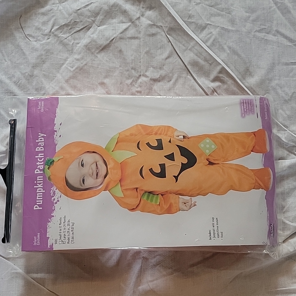 NEW🎃 Pumpkin Patch Baby🎃 12- 24 Months Infant Halloween Costume Fun World